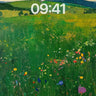Whispering Meadow Wallpaper with Dappled Light wallpaper for iPhone, iPad & Mac