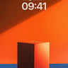 Crimson Echo Wallpaper with Shadowed Geometry wallpaper for iPhone, iPad & Mac