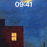 Cobalt Hush Wallpaper with Moonlit Windows wallpaper for iPhone, iPad & Mac