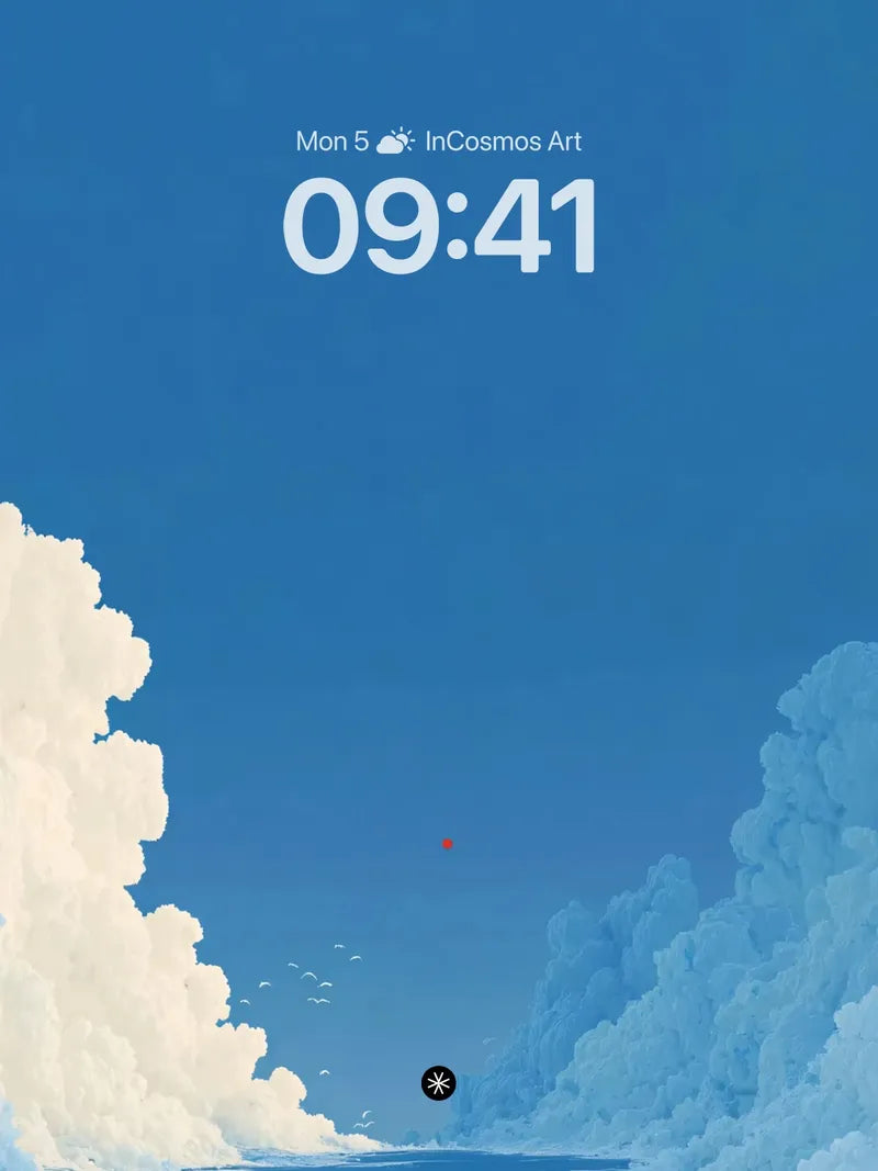Serene Cloudscape Horizon Wallpaper wallpaper for iPhone, iPad & Mac