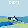 Pastel Countryside Serenity Wallpaper Background wallpaper for iPhone, iPad & Mac