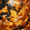 Golden Drift Wallpaper with Floating Light wallpaper for iPhone, iPad & Mac