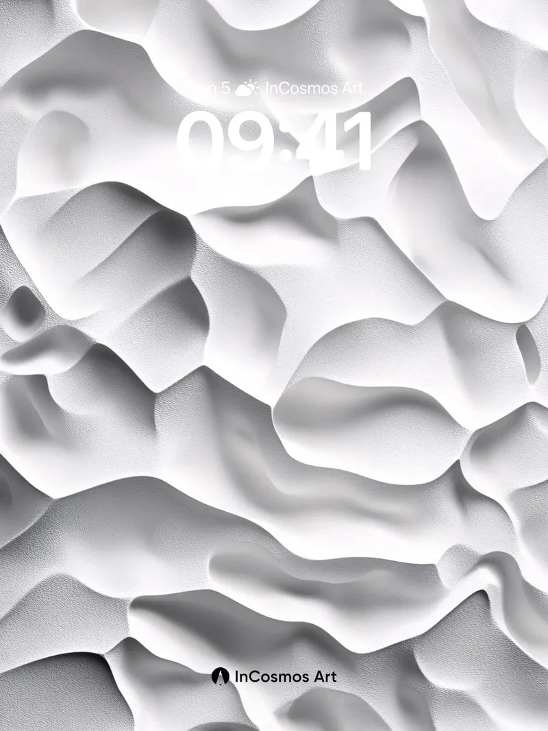Sculpted Light Wallpaper with Breathable Form