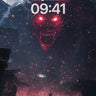 Crimson Abyss Wallpaper with Fiery Ashes wallpaper for iPhone, iPad & Mac