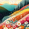 Whispering Meadow Wallpaper with Starlight Trails wallpaper for iPhone, iPad & Mac
