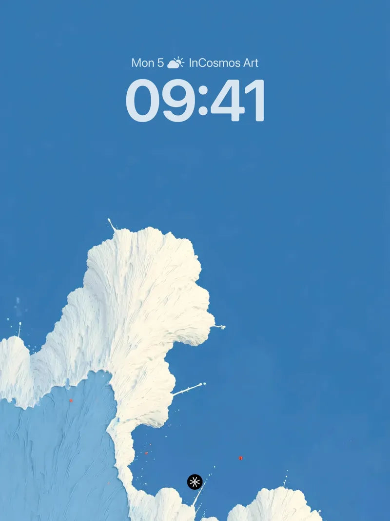 Ethereal Cloudscape Wallpaper for Serene Digital Escape wallpaper for iPhone, iPad & Mac