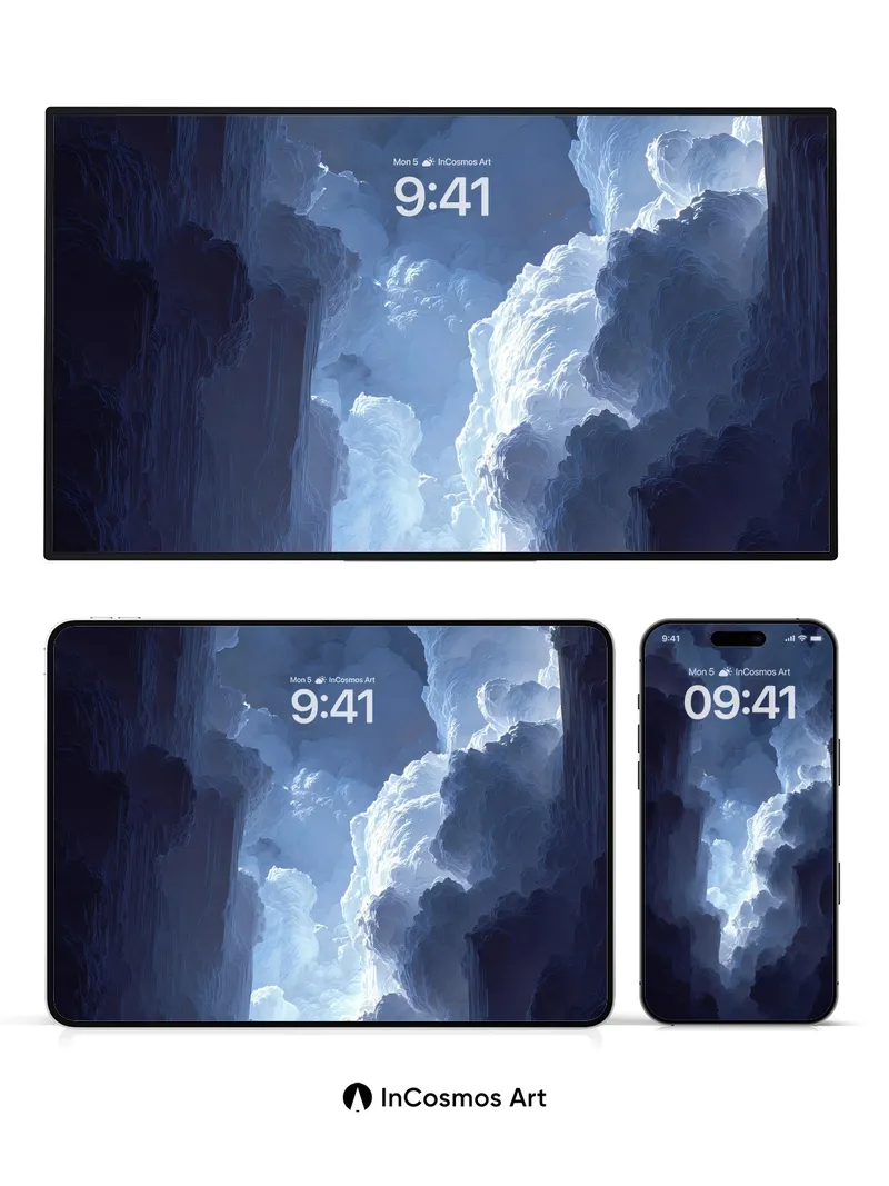 Ethereal Mist Background with Soft Gradient