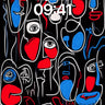 Cubist Echo Wallpaper with Shifting Faces wallpaper for iPhone, iPad & Mac