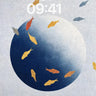 Celestial Koi Sphere Wallpaper Background