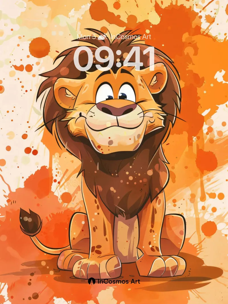 Playful Mane Wallpaper with Splash Canvas wallpaper for iPhone, iPad & Mac