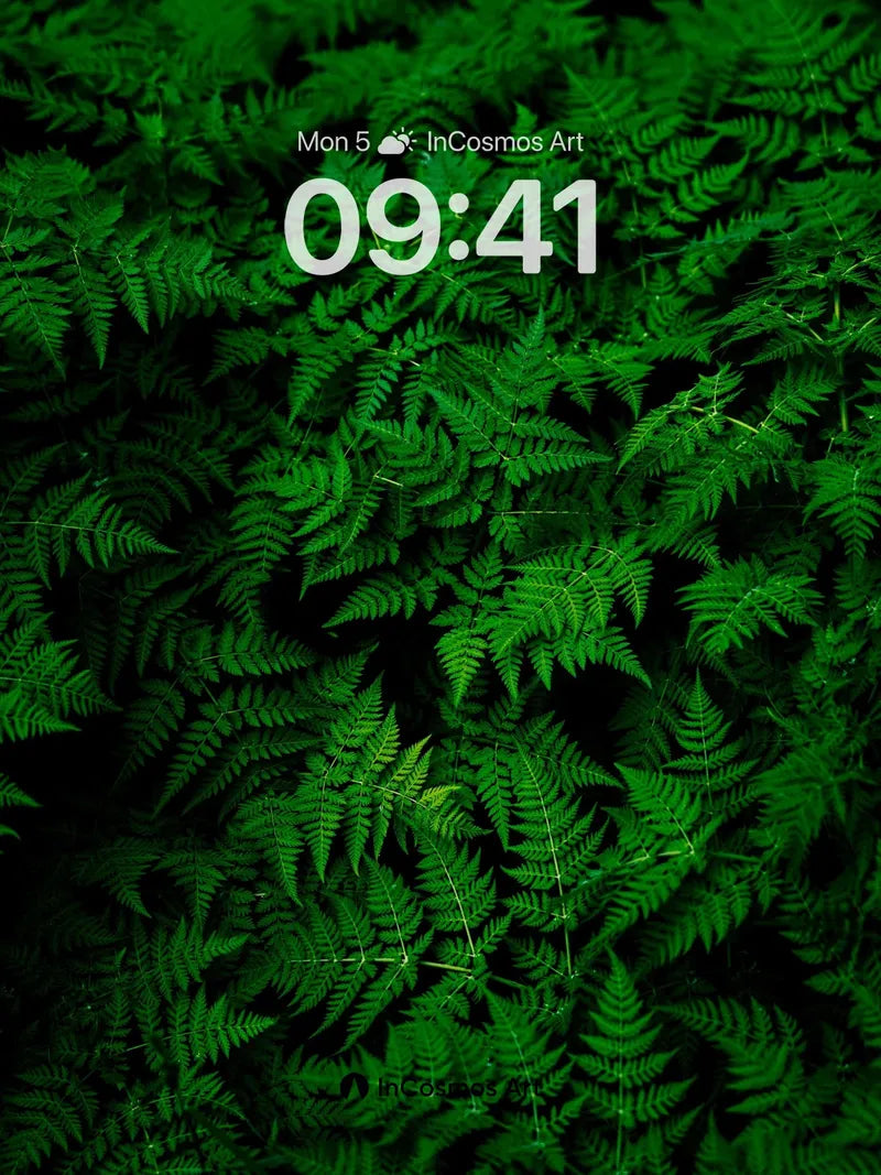 Whispering Ferns Wallpaper in Deep Embrace