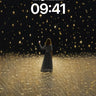 Stellar Whisper Wallpaper with Golden Fields wallpaper for iPhone, iPad & Mac