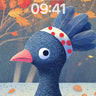 Whimsical Autumn Wallpaper with Polka-Dot Crown wallpaper for iPhone, iPad & Mac