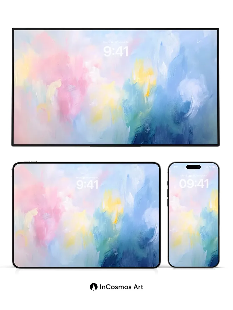 Serene Hues Wallpaper with Ethereal Light