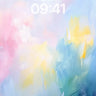 Serene Hues Wallpaper with Ethereal Light wallpaper for iPhone, iPad & Mac