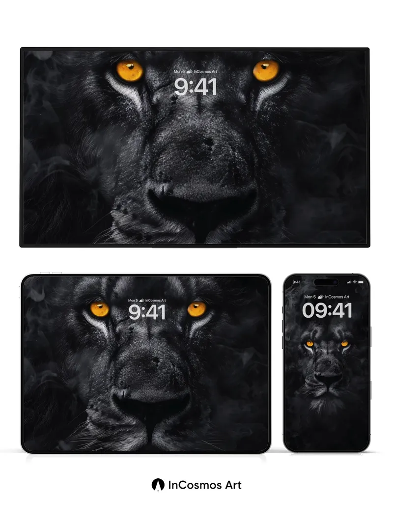 Shadowed Gaze Wallpaper with Smoldering Eyes