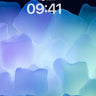 Ethereal Glow Ice Cube Background wallpaper for iPhone, iPad & Mac