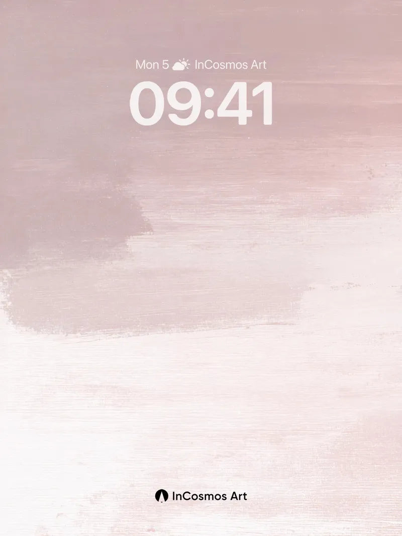 Blush Haze Wallpaper with Soft Gradient