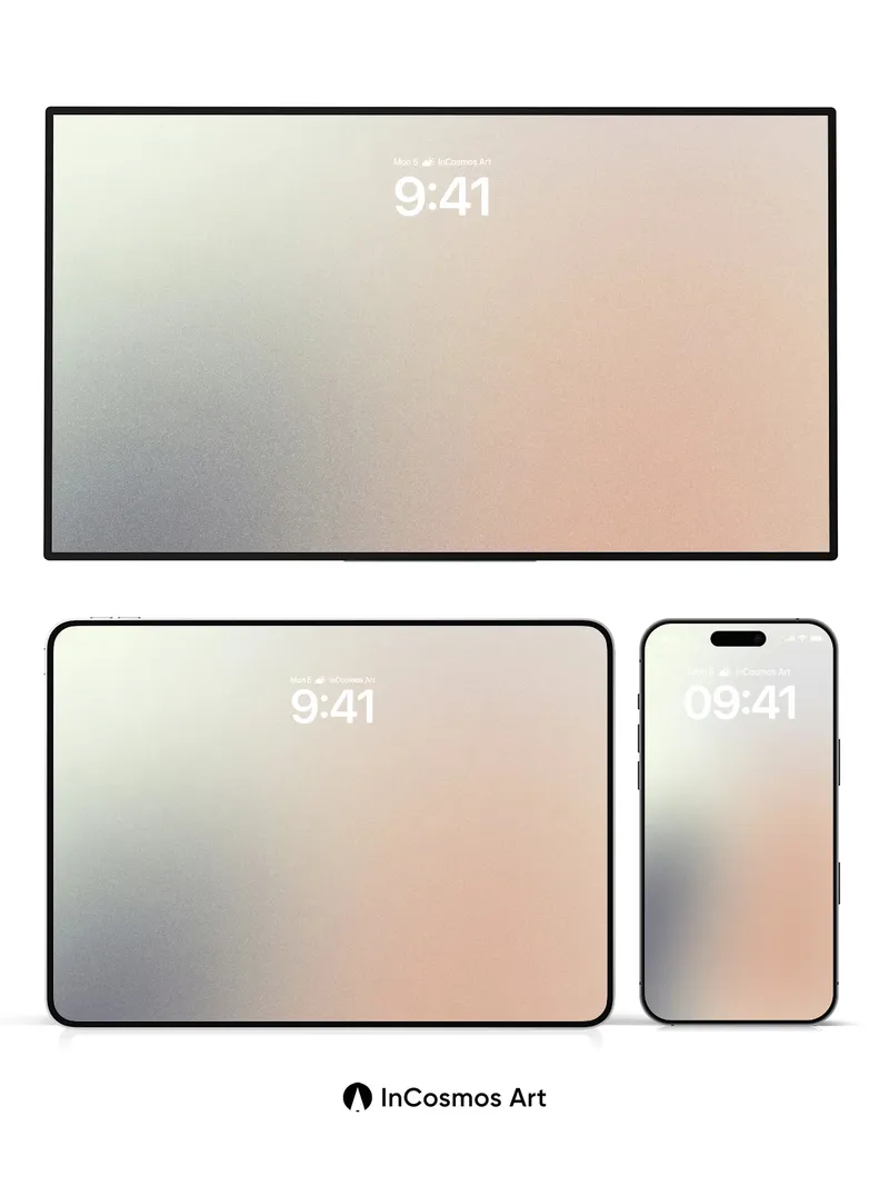 Soft Hush Gradient Wallpaper with Ethereal Blur