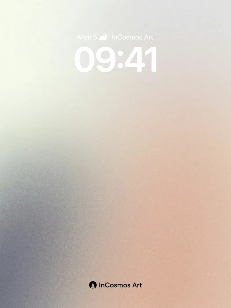 Soft Hush Gradient Wallpaper with Ethereal Blur