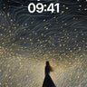 Starry Currents Wallpaper with Whispering Lines wallpaper for iPhone, iPad & Mac
