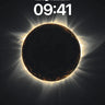 Silent Eclipse Wallpaper with Solar Crown wallpaper for iPhone, iPad & Mac