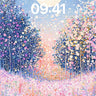Luminous Garden Wallpaper with Moonlit Petals wallpaper for iPhone, iPad & Mac