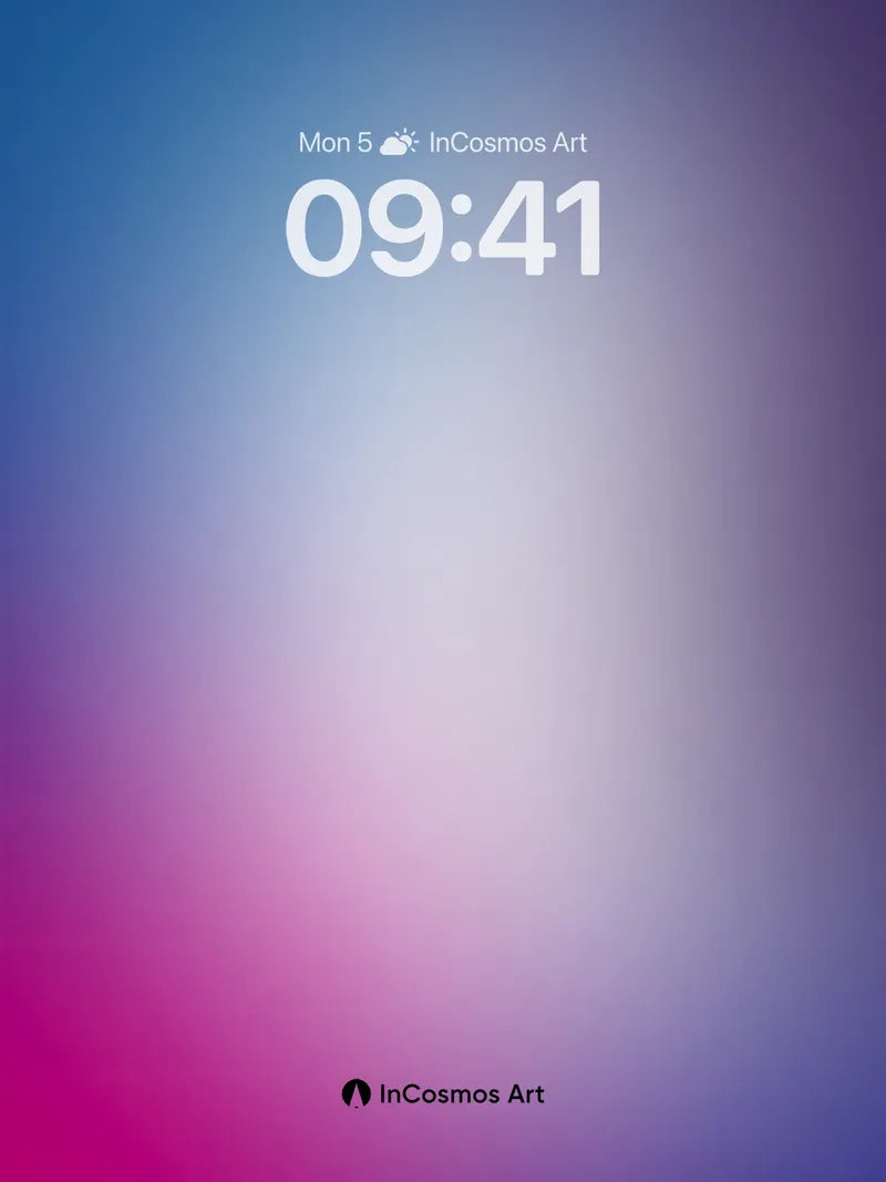 Luminous Gradient Wallpaper with Ethereal Hues