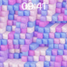 Lavender Grid Wallpaper with Floating Cubes wallpaper for iPhone, iPad & Mac