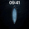 Midnight Solitude Wallpaper with Floating Canoe wallpaper for iPhone, iPad & Mac