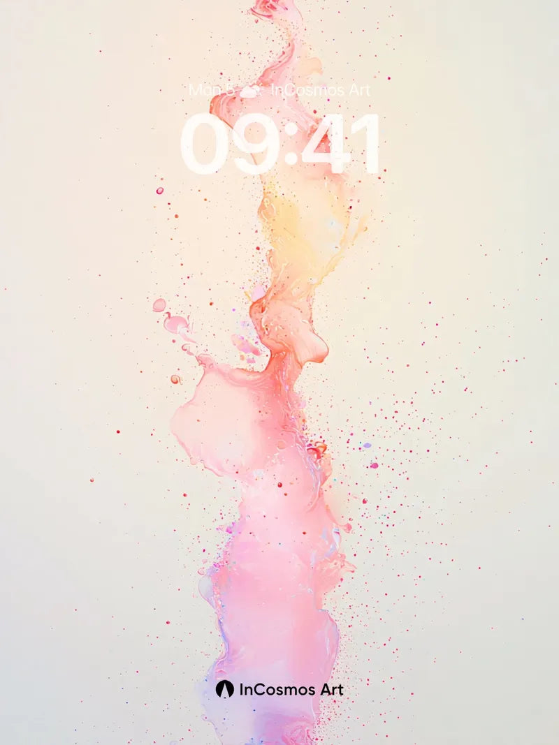 Luminous Veil Wallpaper with Ethereal Trails