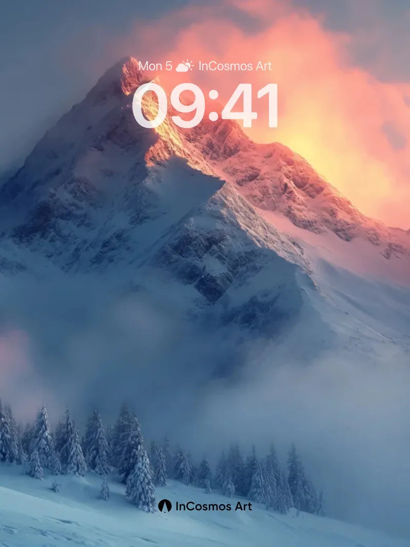 Crimson Peak Wallpaper with Frost-Whispered Light