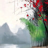 Silent Bloom Wallpaper with Ink-Brush Mist wallpaper for iPhone, iPad & Mac