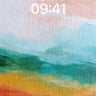 Serene Horizon Wallpaper with Soft Gradient Flow wallpaper for iPhone, iPad & Mac