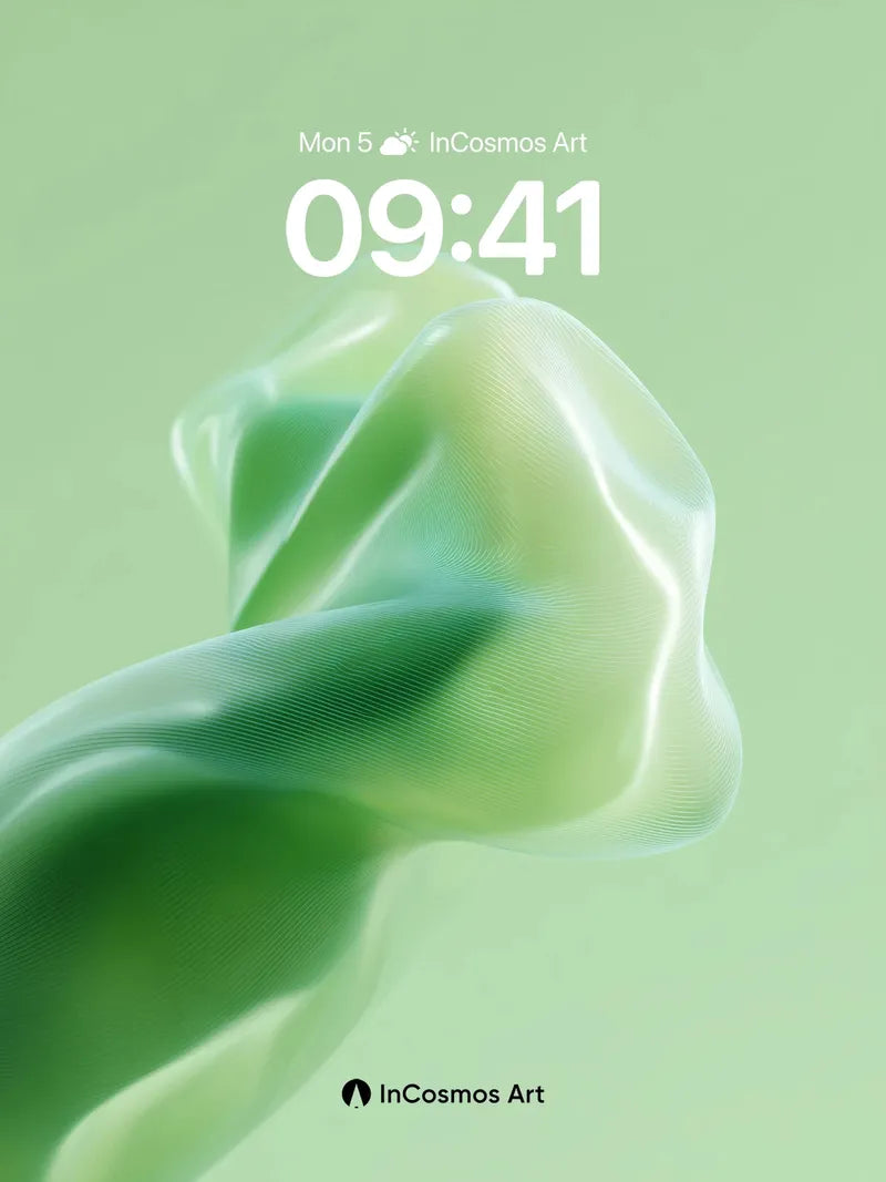 Luminous Veil Wallpaper with Ethereal Flow