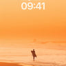 Golden Hush Wallpaper with Silhouetted Surge wallpaper for iPhone, iPad & Mac