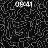Ink Pulse Wallpaper with Whispering Lines wallpaper for iPhone, iPad & Mac