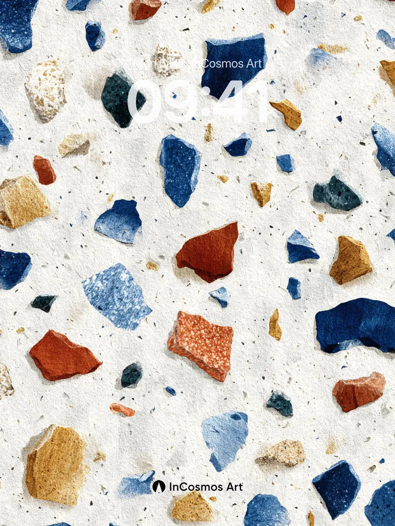 Terrazzo Reverie Wallpaper with Speckled Soul