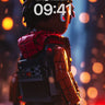 Neon Echo Wallpaper with Dreads in the Dark wallpaper for iPhone, iPad & Mac
