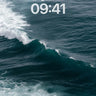 Deep Sea Surge Wallpaper with Foaming Edge wallpaper for iPhone, iPad & Mac