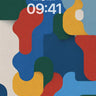 Vibrant Shapes Abstract Wallpaper wallpaper for iPhone, iPad & Mac