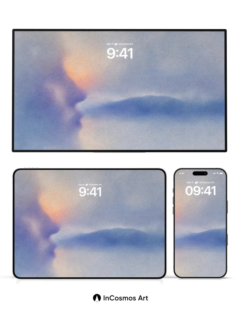 Silent Horizon Wallpaper with Ethereal Light