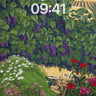 Lush Vineyard Wallpaper with Hidden Garden Path wallpaper for iPhone, iPad & Mac