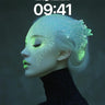 Luminous Fractal Wallpaper with Ethereal Glow wallpaper for iPhone, iPad & Mac