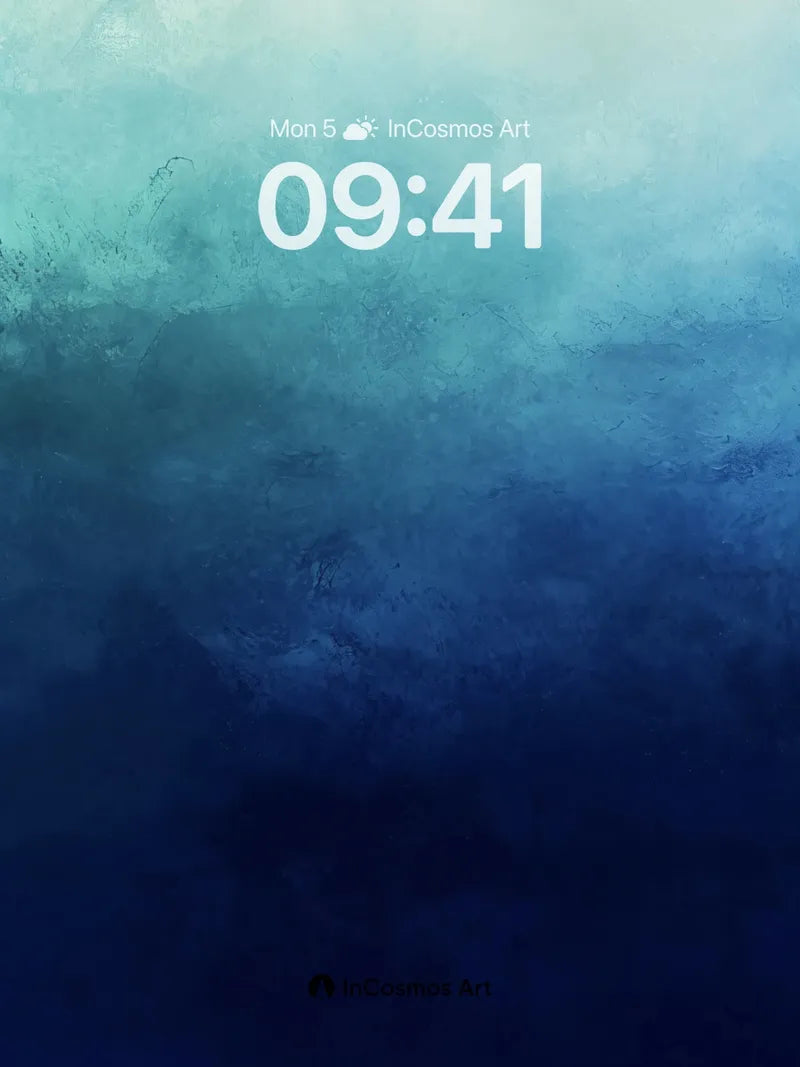 Deep Ocean Hush Wallpaper with Murky Light