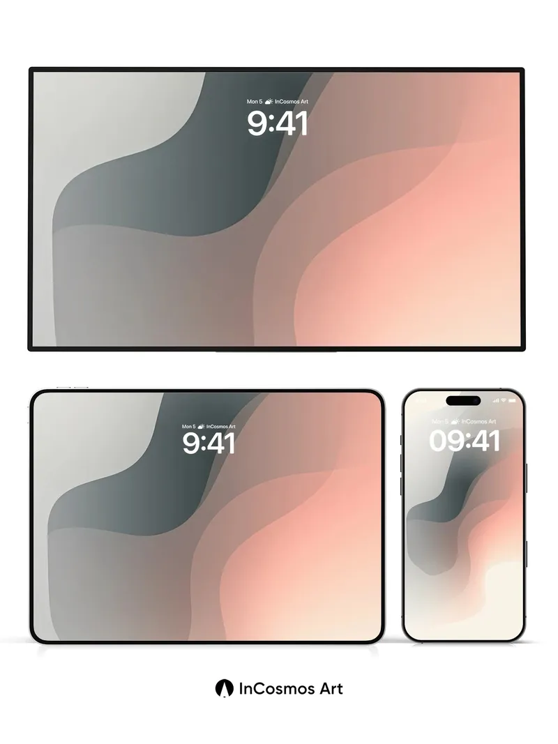 Serenity Flow Wallpaper with Ethereal Hues