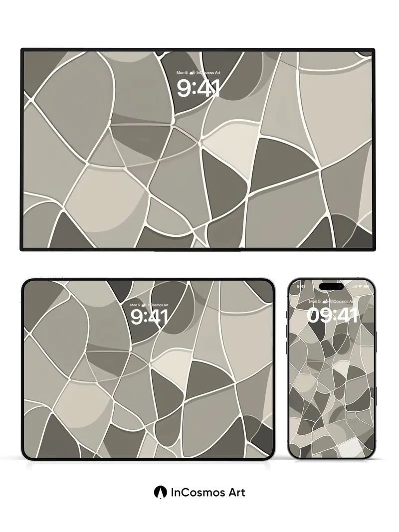 Stone Vein Wallpaper with Liquid Light