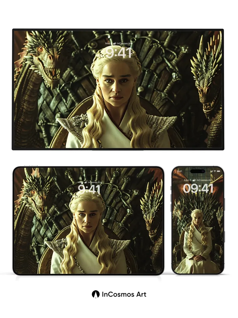 Regal Stillness Wallpaper with Dragon Whispers