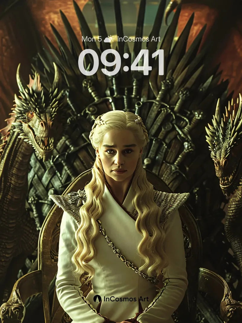 Regal Stillness Wallpaper with Dragon Whispers