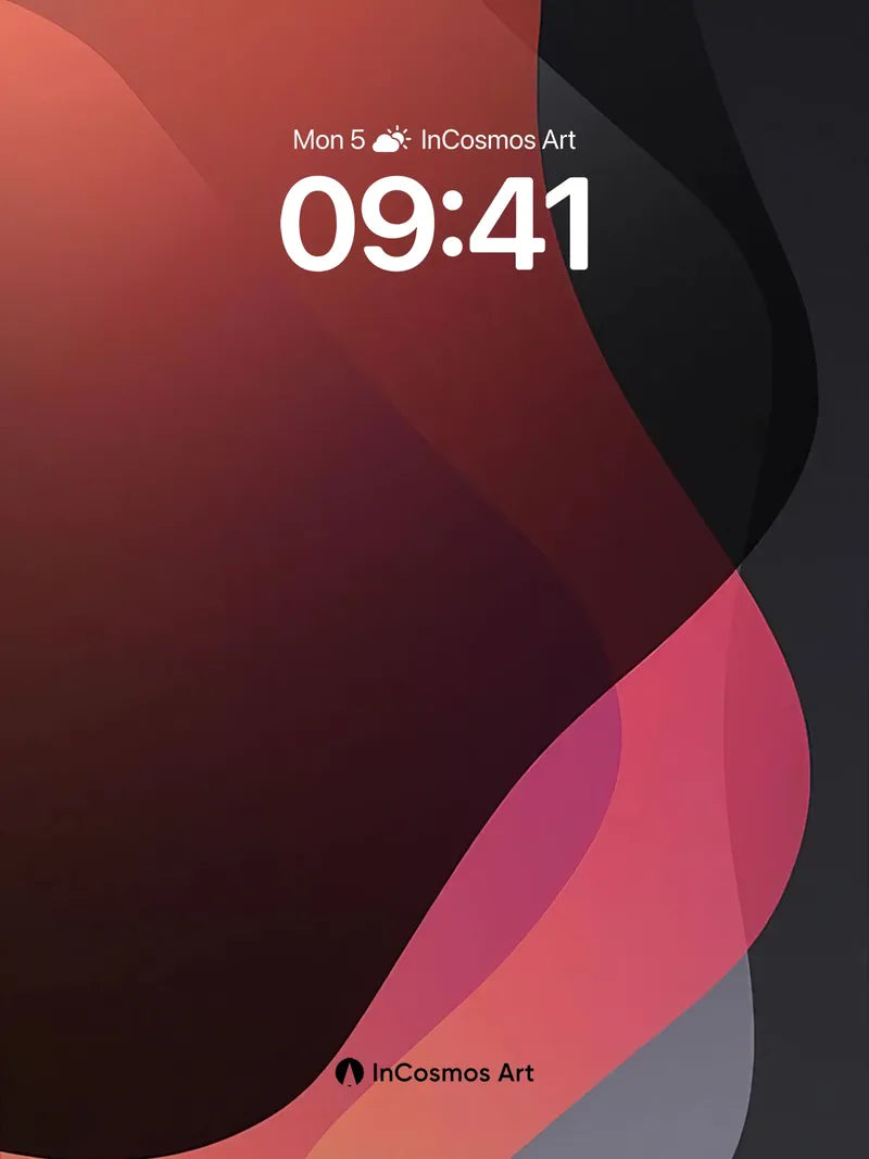 Velvet Wave Wallpaper with Shadowed Depths